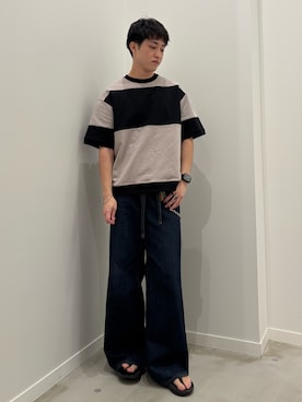 「GLOSTER（グロスター）のアイテム」を使った、クロリュウさん（メンズ・171cm）の夏コーディネート