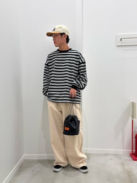 「アイテム（バッグ）」を使った、クロリュウさん（メンズ・171cm）の秋コーディネート
