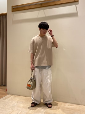 「夏服」｜「アイテム（サンダル）」を使った、クロリュウさん（メンズ・171cm・10代）の夏コーディネート