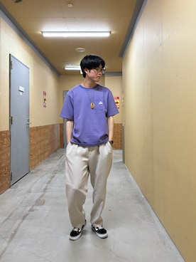 「GEVACO」｜クロリュウさん（メンズ・171cm）の春コーディネート