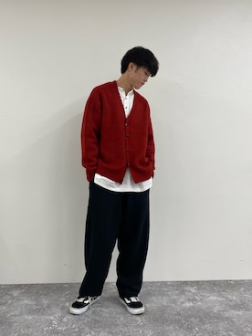 「ARMY TWILL（アーミーツイル）のアイテム（トップス）」を使った、クロリュウさん（メンズ・171cm）の冬コーディネート