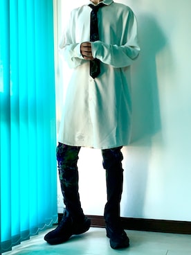 「LAD MUSICIAN（ラッドミュージシャン）のアイテム（フォーマルスーツ/小物）」を使った、Raiさん（メンズ・176cm）の夏コーディネート