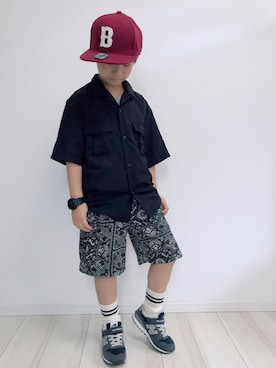 タロイモさん(キッズ・123cm)の夏コーディネート
