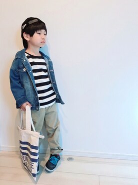 「平成最後のWEARISTAセンバツ」｜「アイテム（スニーカー）」を使った、タロイモさん（キッズ・110cm）の春コーディネート