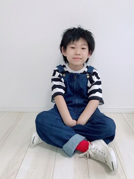 タロイモさん（キッズ・123cm）の夏コーディネート