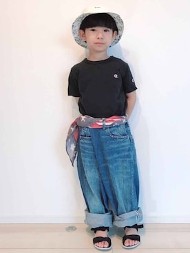 タロイモさん（キッズ・104cm）の夏コーディネート