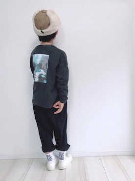 タロイモさん（キッズ・120cm）の秋コーディネート