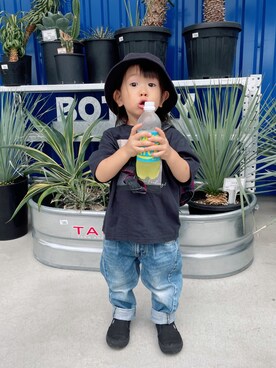 タロイモさん(キッズ・90cm)の秋コーディネート