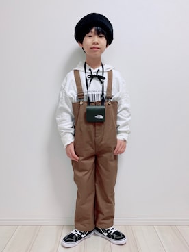 「Ray BEAMS（レイビームス）のアイテム」を使った、タロイモさん（キッズ・130cm）の冬コーディネート