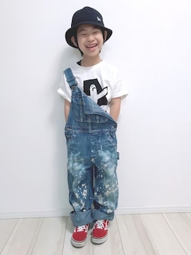 「NEWERA」｜「アイテム（その他）」を使った、タロイモさん（キッズ・120cm）の春コーディネート