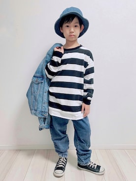 タロイモさん（キッズ・127cm）の秋コーディネート