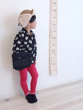 「平成最後のWEARISTAセンバツ」｜「アイテム（帽子）」を使った、タロイモさん（キッズ・110cm）の春コーディネート