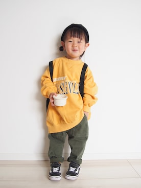 タロイモさん（キッズ・90cm）の秋コーディネート