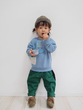 タロイモさん（キッズ・90cm）の秋コーディネート