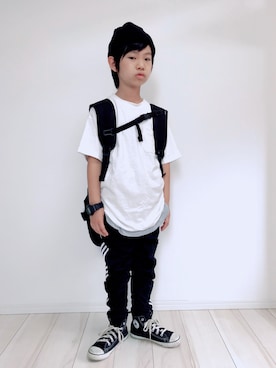 タロイモさん(キッズ・123cm)の夏コーディネート