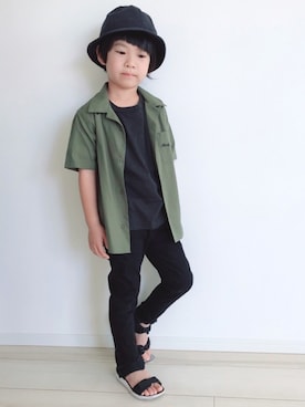 タロイモさん（キッズ・104cm）の夏コーディネート