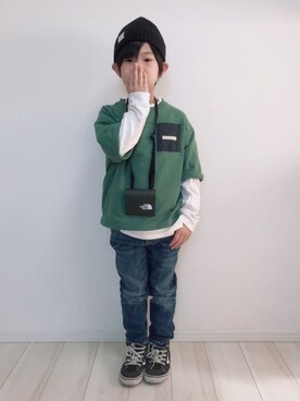 タロイモさん（キッズ・120cm）の冬コーディネート