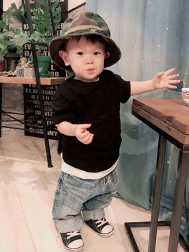 タロイモさん（キッズ・123cm）の夏コーディネート