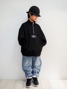 「classicalelf（クラシカルエルフ）のアイテム（パンツ）」を使った、タロイモさん（キッズ・133cm）の秋コーディネート