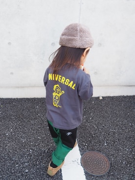 タロイモさん（キッズ・90cm）の秋コーディネート