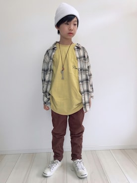 タロイモさん（キッズ・123cm）の夏コーディネート