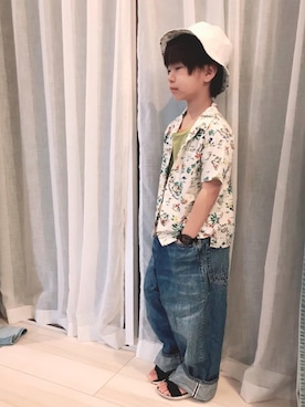 タロイモさん（キッズ・120cm）の夏コーディネート