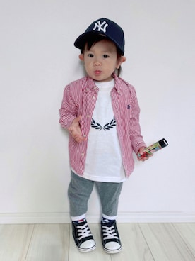 タロイモさん（キッズ・127cm）の秋コーディネート