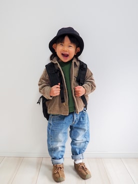 タロイモさん(キッズ・90cm)の冬コーディネート