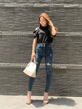 rinaさん（レディース・158cm）の夏コーディネート