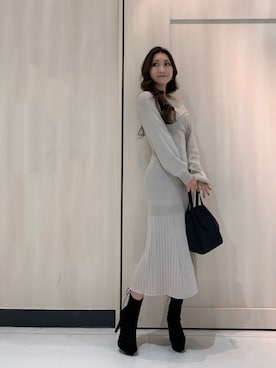 「LIPSERVICE（リップサービス）のアイテム」を使った、rinaさん（レディース・158cm）の秋コーディネート