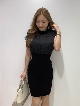 「ミニワンピ」｜rinaさん（レディース・158cm）の夏コーディネート