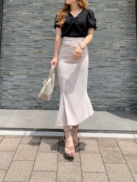 rinaさん（レディース・158cm）の夏コーディネート