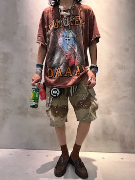 「アイテム（シューズ）」を使った、𝓓𝓪𝓲𝓴𝓲🧞‍♂️さん（メンズ・180cm）の夏コーディネート