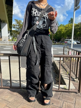 「VINTAGE（ヴィンテージ）のアイテム」を使った、𝓓𝓪𝓲𝓴𝓲🧞‍♂️さん（メンズ・180cm）の秋コーディネート