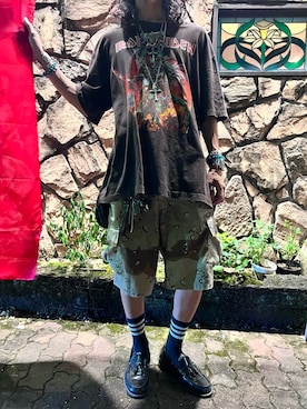 「黒Tシャツ」｜𝓓𝓪𝓲𝓴𝓲🧞‍♂️さん（メンズ・180cm）の秋コーディネート