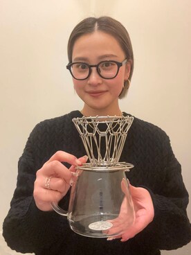 「アイテム（キッチンツール）」を使った、LILIさん（レディース・157cm）の冬コーディネート