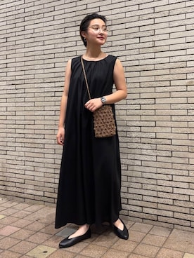 「帰省コーデ」｜「アイテム（ワンピース/ドレス）」を使った、LILIさん（レディース・157cm）の夏コーディネート