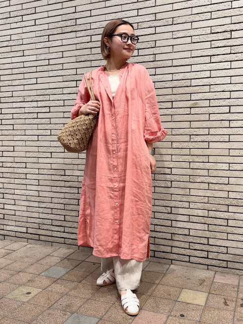 セール】リネンギャザーワンピース（ワンピース）｜URBAN RESEARCH  