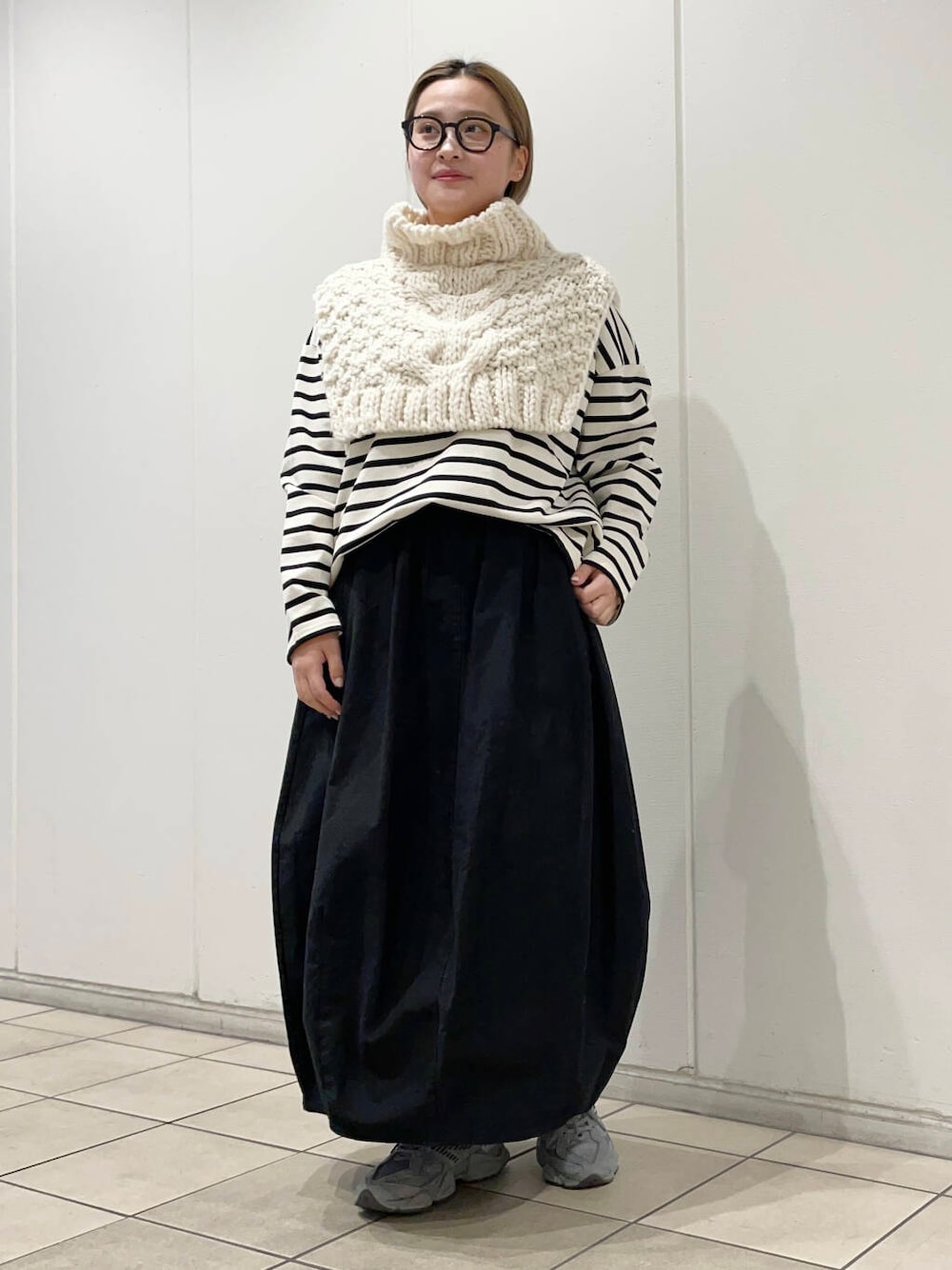 かぐれ（カグレ）の「コットンバックサテンコクーンスカート