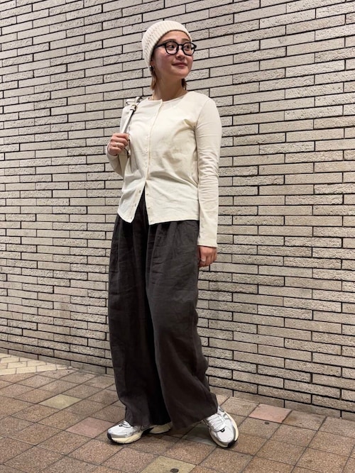 コットンリネンニットキャップ