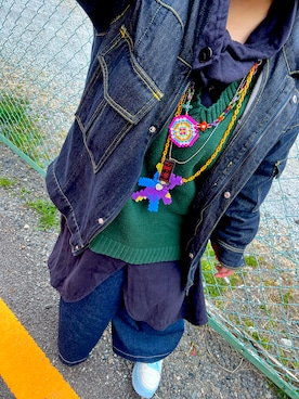 「Avail（アベイル）のアイテム」を使った、藤田さん（レディース・150cm）の春コーディネート