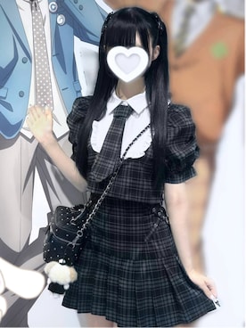 ୨୧ねおちゃん୨୧さん（骨格ウェーブ・レディース・153cm）の秋コーディネート