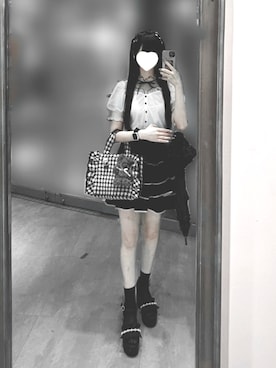 「アイテム（トートバッグ）」を使った、୨୧ねおちゃん୨୧さん（レディース・153cm・20代）の夏コーディネート