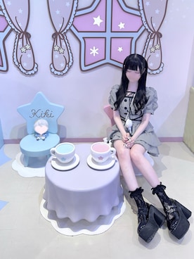 「参戦服」｜୨୧ねおちゃん୨୧さん（レディース・153cm）の夏コーディネート