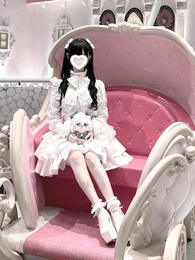 「アイテム（スカート）」を使った、୨୧ねおちゃん୨୧さん（レディース・153cm）の秋コーディネート