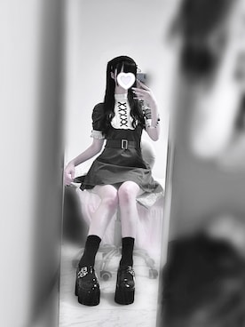 「アイテム（カチューシャ）」を使った、୨୧ねおちゃん୨୧さん（レディース・153cm）の夏コーディネート