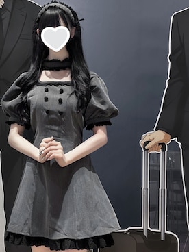 「アイテム（ワンピース）」を使った、୨୧ねおちゃん୨୧さん（レディース・153cm・20代）の夏コーディネート