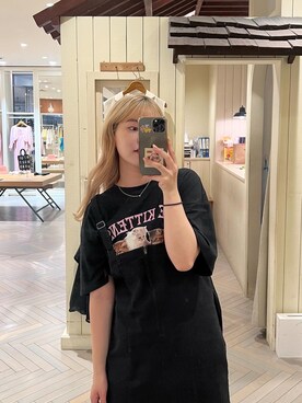 「Kastane」｜「アイテム（ジャンパースカート）」を使った、みいたろうさん（レディース・159cm）の夏コーディネート