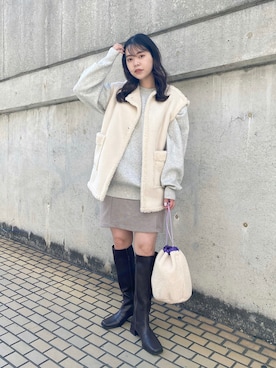 みいたろうさん（レディース・159cm）の冬コーディネート