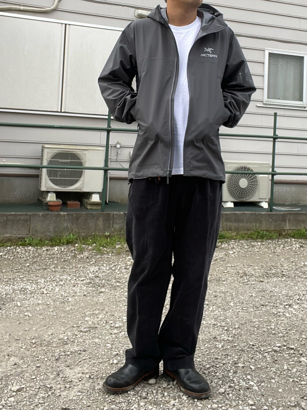 ジャケット・アウター shiro whyto ホワイト スリット スリーブ ジャケット “SLIT SLEEVE